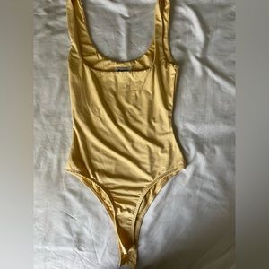 Princess Polly Yellow Bodysuit